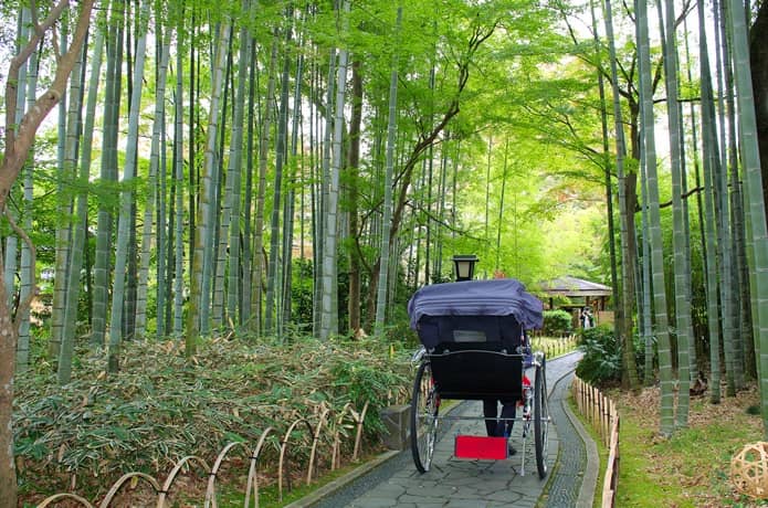 修善寺温泉　人力車