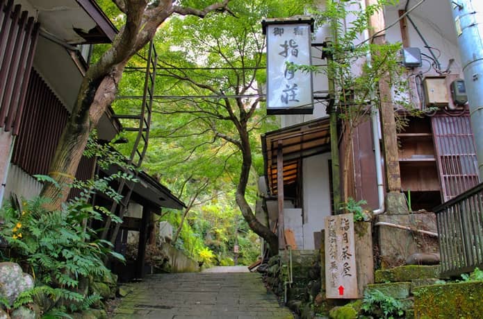 修善寺　ひっそりとした路地