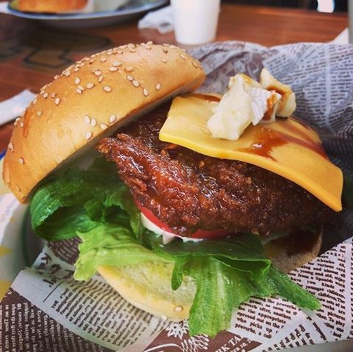 道の駅下田のハンバーガーの画像
