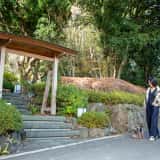 坐漁荘の入り口