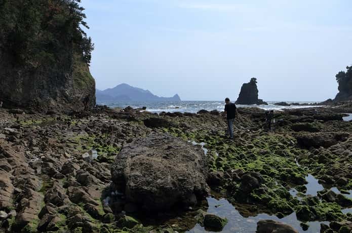 堂ヶ島　三四郎島　対岸