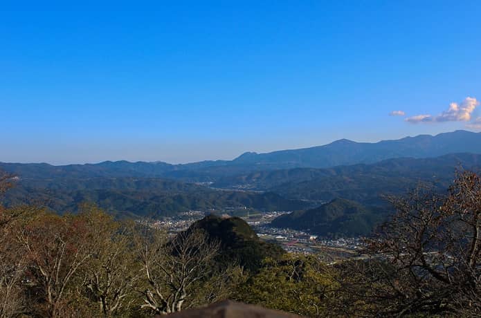 伊豆パノラマパーク　山間の景色