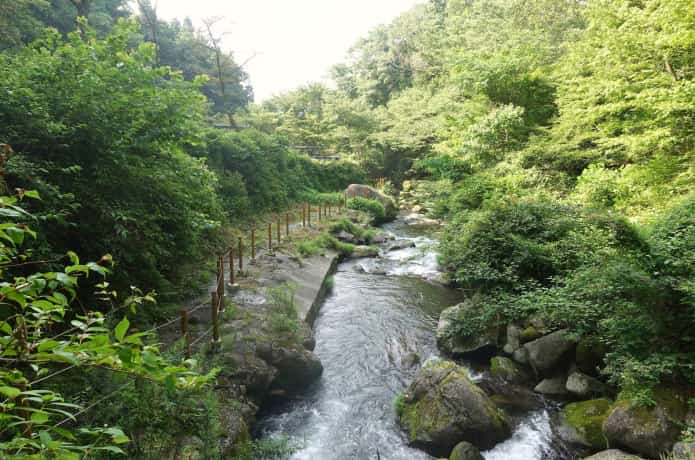 萬城の滝　下流