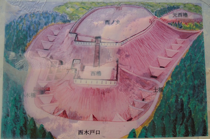 山中城址　地図