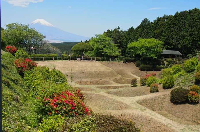 山中城址　富士山