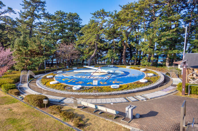 土肥温泉　花時計