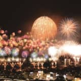 按針祭　花火
