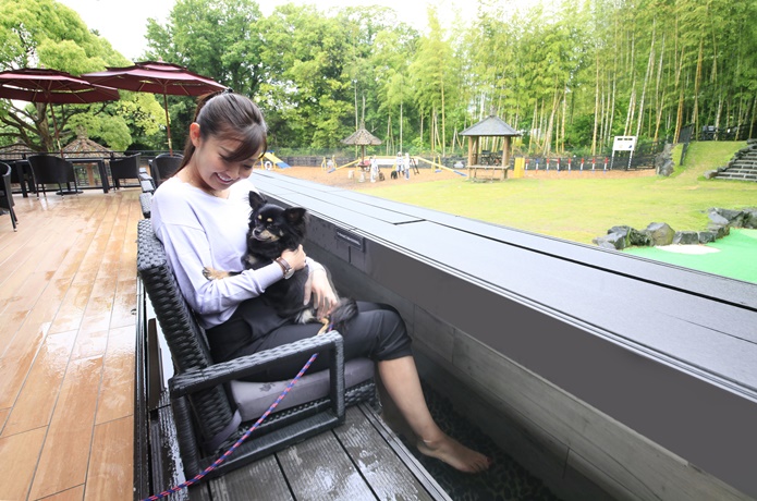 愛犬の駅　足湯