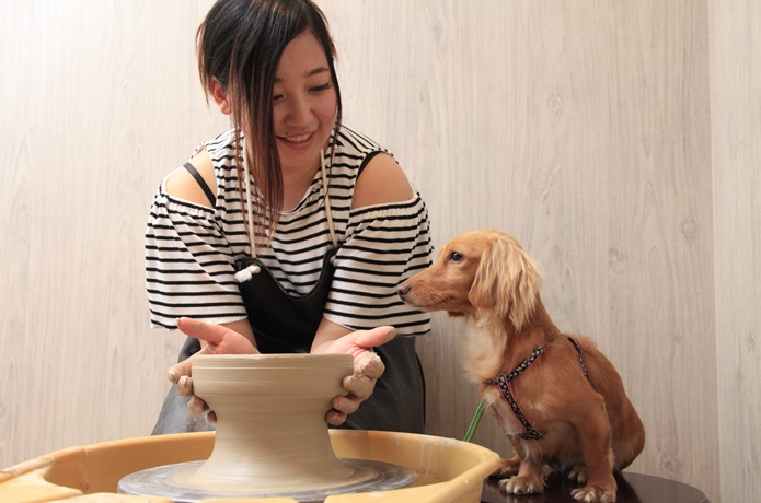 愛犬の駅　陶芸