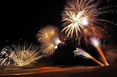 今井浜打上花火　