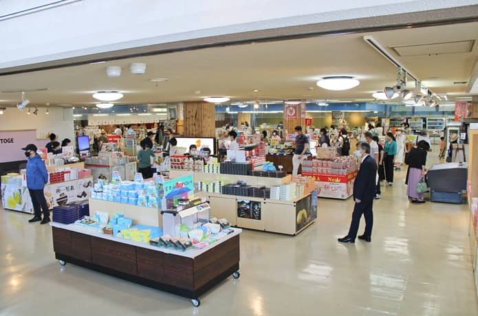 十国峠ケーブルカー土産物売り場