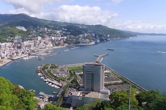 熱海城天守からのぞむ景色