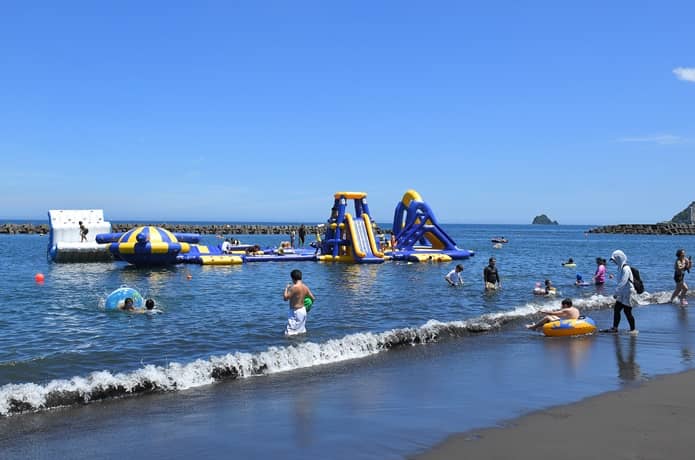 オレンジビーチ　海水浴