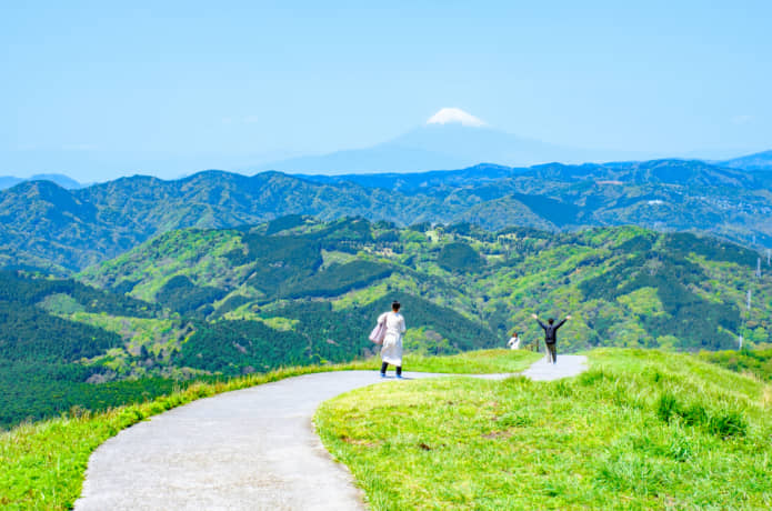 大室山　富士山