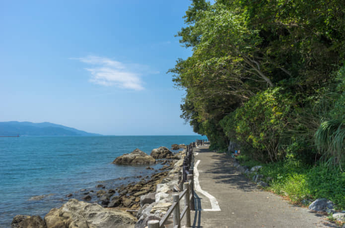 淡島の遊歩道