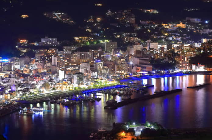 熱海城からの夜景