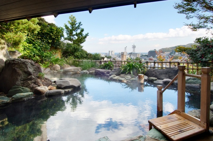 陽気館の露天風呂