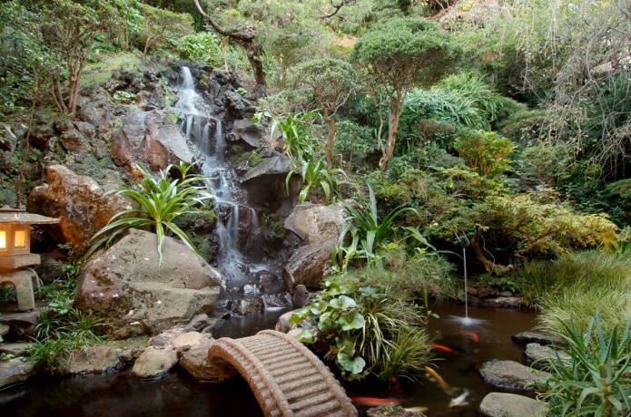陽気館の中庭